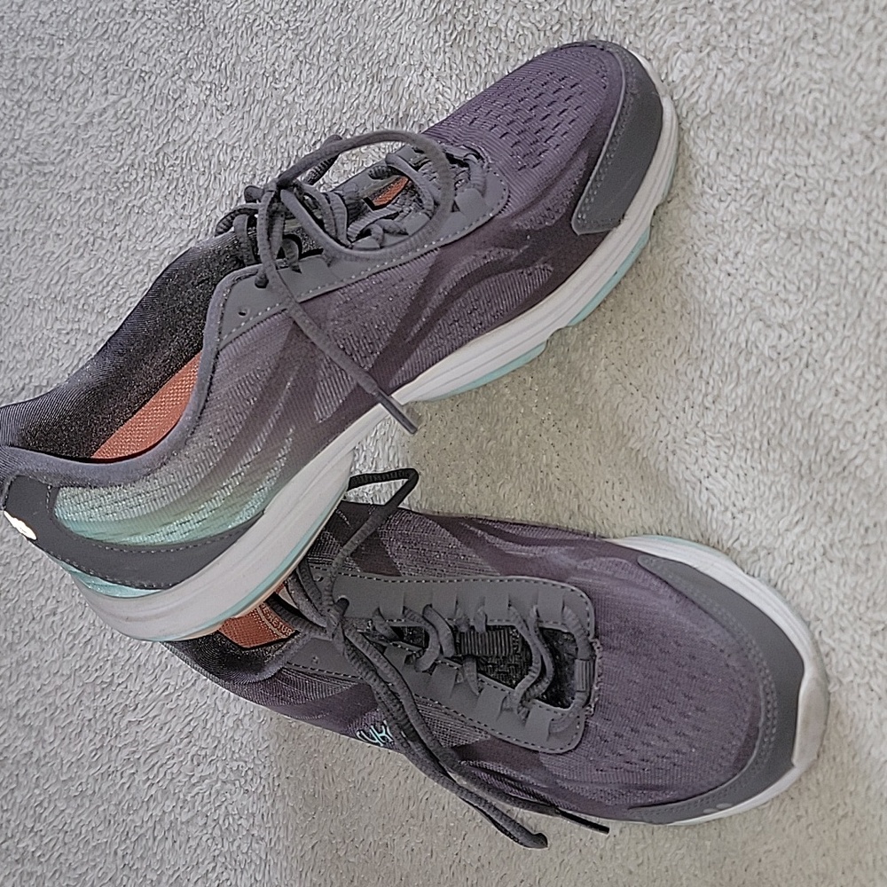Ryka Women's Athletic Running Shoes - Gray and Mint Size 8W